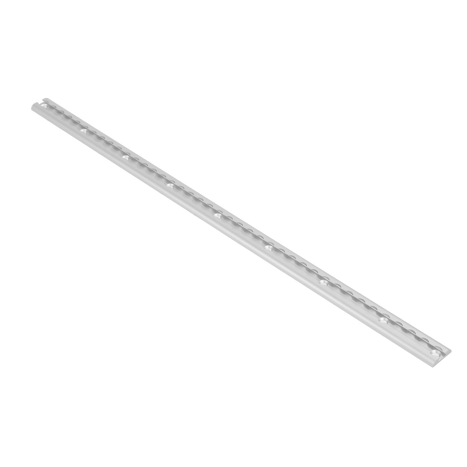 POENVFPO Binario a L, Binario a L in Alluminio Anodizzato, 3,3 Piedi con Fori Preforati, Attacco per Carico per Camion Rimorchi, Fissaggio del Carico Facile da Installare (SILVER)
