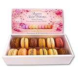 Macarons geschenk personalisierte Valentinstag-Geschenkbox | Set Feingebäck Französische 12 Sorten | Originalrezept aus Frankreich | Madame Charmel