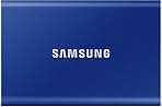 Samsung SSD portátil T7 - 1 TB - USB 3.2 Gen.2 SSD externo azul índigo