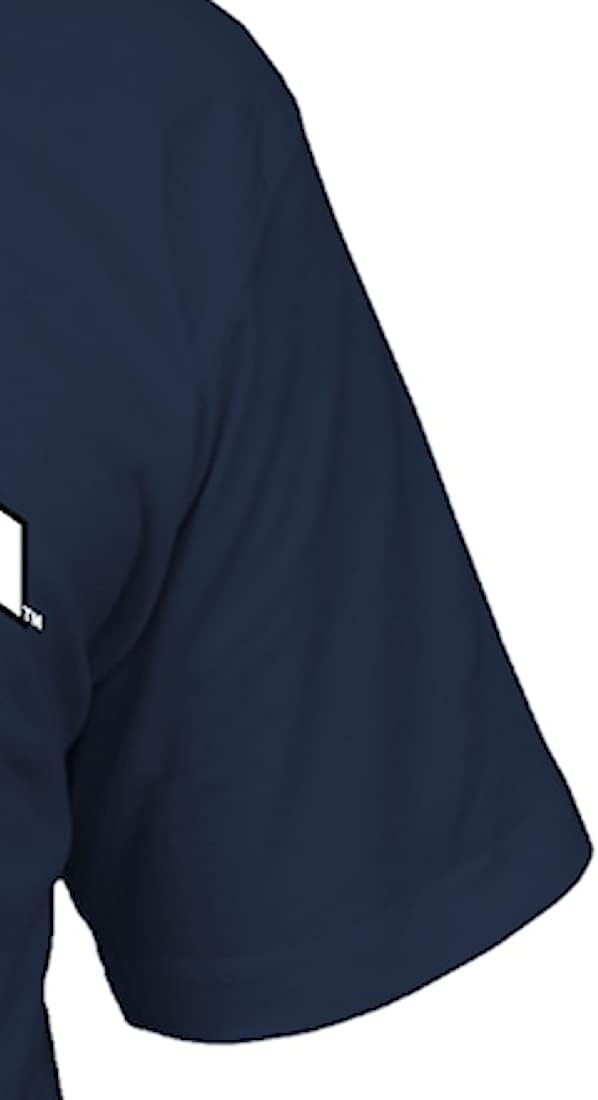 Ole Miss Men's Navy Blue Football Graphic Short Sleeve T Shirt