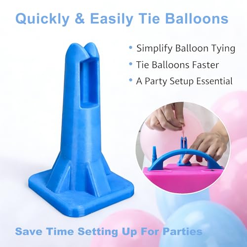 Sumekar Electric Balloon Pump,New Fast Balloon Tying Tool,Rose red by Sumekar - Used condition - Image 3