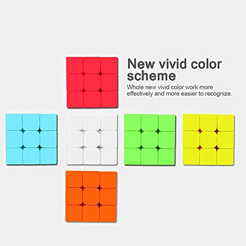 Image of Toyshine High Stability Stickerless - 3x3x3 Speed Cube, Multi Color