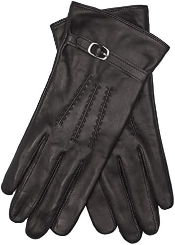 eem touchscreen handschuhe gloves LEA for women manufactured from genuine leather, smartphone glove, black, size XL Fashion Color:Steelgrey Metal Gear Solid Limited One man