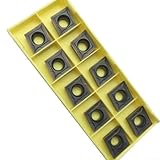 10 Stück CCMT120404 LF6018 Hartmetall-Dreheinsätze für Edelstahl- und Eisenbearbeitung