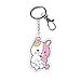 Produktbild ALTcompluser Anime Danganronpa V3 Karabiner Schlüsselanhänger Doppelseitig Schlüsselbund Schlüsselring Acryl Anhänger, Dekoration für Tasche/ Rucksack / Mäppchen( Monomi)