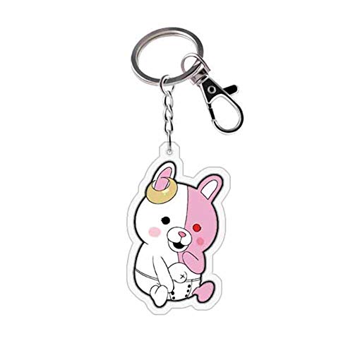 Preisvergleich Produktbild ALTcompluser Anime Danganronpa V3 Karabiner Schlüsselanhänger Doppelseitig Schlüsselbund Schlüsselring Acryl Anhänger, Dekoration für Tasche / Rucksack / Mäppchen( Monomi)
