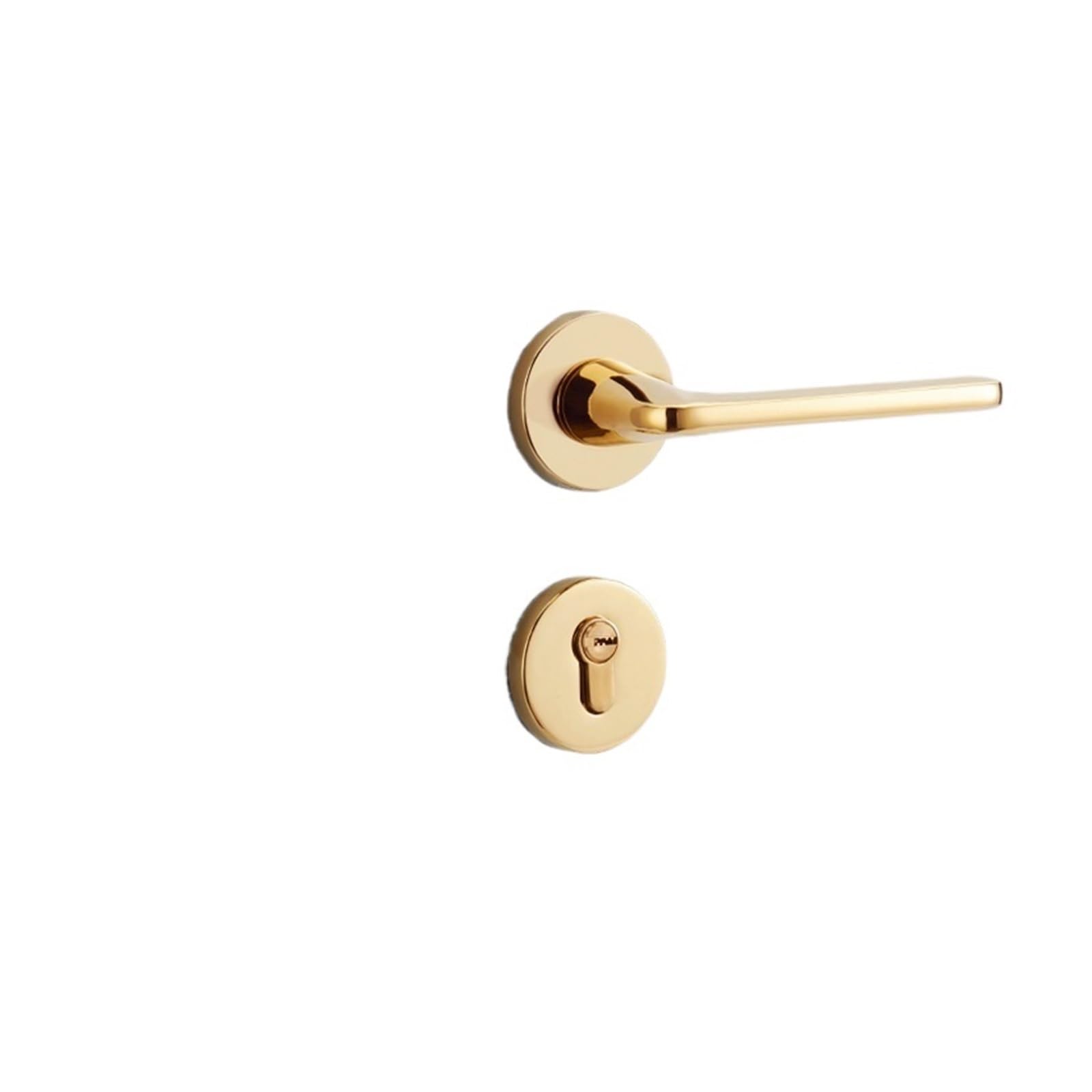 Aepqbgqj One Color Zinc Alloy Light Luxury Magnetic Silent Brass Core Pvd Split Lock Bedroom