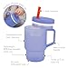 Infantino My 1st Tumbler, Durable Plastic Sippy Cup with Straw & Handle, Spill-Resistant Baby Cup for On-the-Go, BPA-Free Transition Cup, Blue