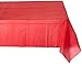 Pack of 2: Red Plastic Tablecloth Rectangular 54 x 108 Inches