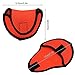 D Type Mallet Putter Head Cover, Woven Golf Headcover Protector Bag with Fastening Tape Golf Club Head Protector Sleeve Case Golf Blade Putter Headcover (red)