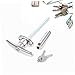 Homoyoyo Lockable T-Handle Door Lock Kit for Sheds Barns and Furniture Secure Keyed Handle with Smooth Finish User-Friendly Design for Gates and Toolboxes