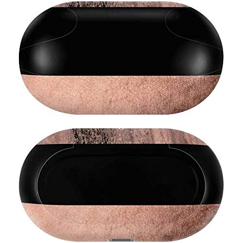 Skinit Decal Audio Skin Compatible with Samsung Galaxy Buds+ - Officially Licensed Originally Designed Rose Gold and Black Marble Design
