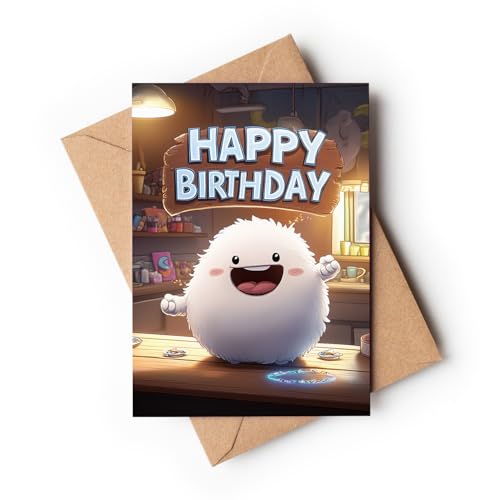 Vensetra Geburtstagskarte mit Umschlag | Birthday card | Mann/Frau/Freundin | Lustig | Glückwunschkarte Happy Birthday