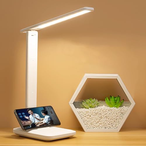 Consejos para Comprar Lamparas de Escritorio Walmart que Puedes Comprar On-line. 48 Lámpara de escritorio Lampara para leer LED con 3 Niveles de Brillo Sensible al tacto de control Recargable USB Sin parpadeo Atenuación continua Para El Cuidado De Los Ojos