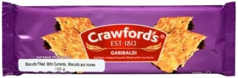 Crawford's Garibaldi Biscuits 100g 3.53 Ounce (Pack of 3)