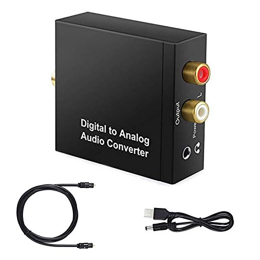Analog digital ljudomvandlare, Xfaiz digital analog omvandlare DAC digital SPDIF optisk analog L/R RCA omvandlare optisk 3,5 mm uttag ljudadapter för HDTV Blu Ray HD DVD Apple TV