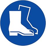 Panneau Chaussures de sécurité obligatoires - Rigide Ø300mm - 4061665