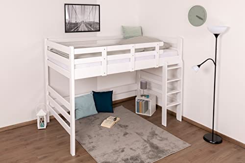 Hochbett für Erwachsene 'Easy Premium Line' K23, Buche Vollholz massiv...