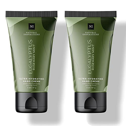 Natural Inspirations Ultra Hydrating Hand Creme 2 Piece Gift Set - Eucalyptus Rosemary Mint #TOP9