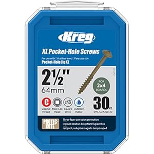 Kreg SML-C2X250-30 Pocket-Hole Schrauben 30 Stück