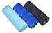 Produktbild MAYOUTH Mikrofaser Handtuch Set für Sauna Fitness Sport, Schnelltrocknende Handtücher aus Microfaser, Unisex Sporthandtuch Dunkelblau+Blau+Grau 40cm X80cm
