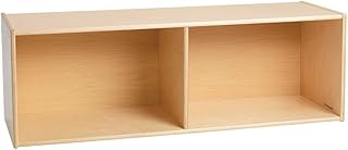 Environments Infant Toddler Single Divided Storage Shelving, Birch Ply Construction, Fully Assembled, Toy and Book Storage Organizer