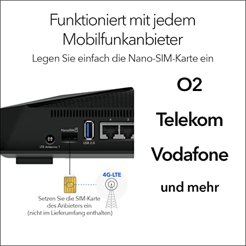 Mobiler WLAN-Router Netgear Nighthawk 4-Stream AX4 WiFi 6