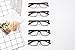 Eyekepper Vintage Reading Glasses for Men - 5 Pack Spring Hinges Classic Readers - Black Frame with Tortoie Arms +2.00