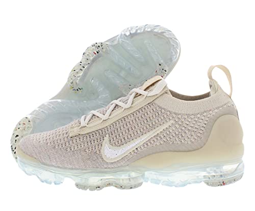 Nike Vapormax 2021 Fk, Zapatillas Deportivas Mujer, Oatmeal White Phantom Metallic Silver, 38 Eu