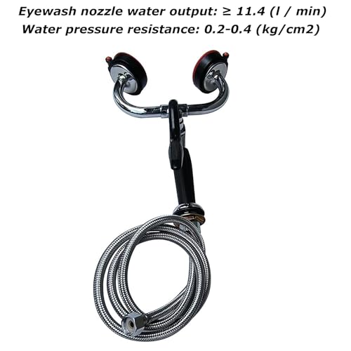 Station de lavage oculaire double bouche contre les projections - 3