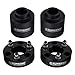 Supreme Suspensions - Full Lift Kit for 2009-2018 Dodge Ram 1500 4WD 3.5" Front Lift Billet Strut Spacers + 3" Rear Lift Delrin Spring Spacers (Black)