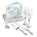 FASHIONCRAFT Fashion Craft 2495 Finishing Touches Collection of Beach Themed Wedding Day Accessories, White