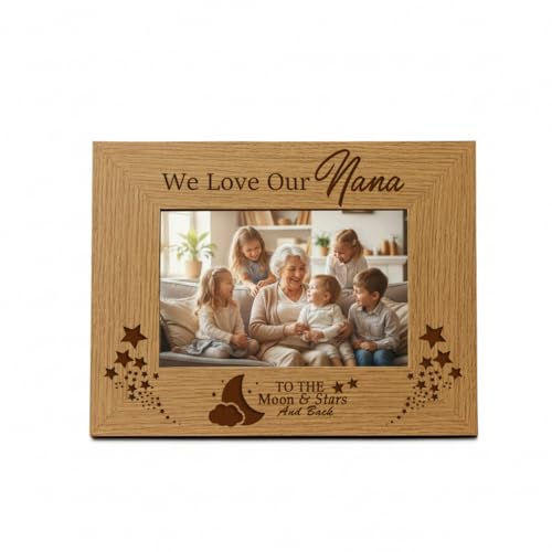 Image of We Love You Nana Wooden finish Photo Frame (4 x 6)