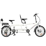 bicicletas tandem rosario Velocidad: 8 velocidades, carga máxima: 200 kg, tamaño del cuerpo: 210 * 35 * 110 cm, tamaño plegado: 110 * 35 * 62 cm, tamaño de la llanta: 20 pulgadas.