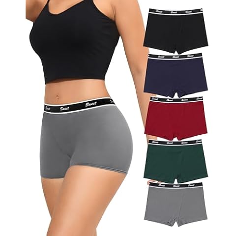 LEVAO Cotton Boy Shorts 5 Pack Cover