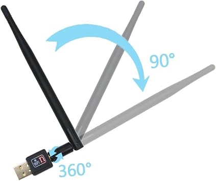 MODDESTORE Wifi Adaptörü 300Mbps 802.11n/g/b USB2.0 Masaüstü Dizüstü PC için Windows MAC Linux Destekler