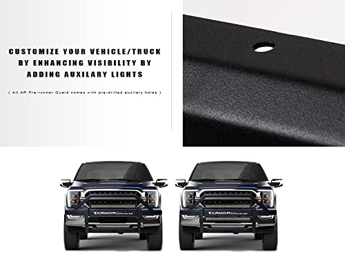 Image of Armordillo 8708903 AR2 Pre-Runner Style Modular Bumper Grille Guard - Matte Black Fits 2015-2022 Chevy Colorado /GMC Canyon