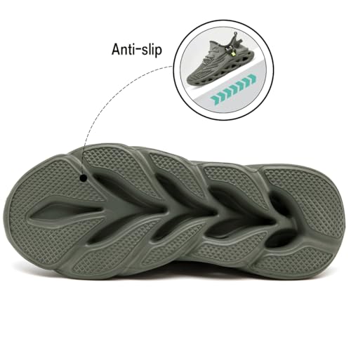 Image of DLWKIPV Men Running Shoes Men's Tennis Shoes Lightweight Breathable Fashion Sneakers Non Slip Workout Gym Shoes for Running