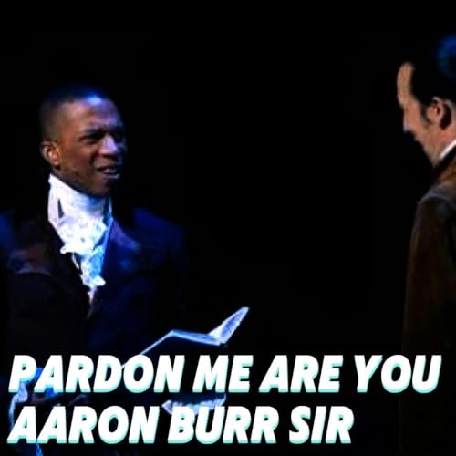 PARDON ME ARE YOU AARON BURR SIR