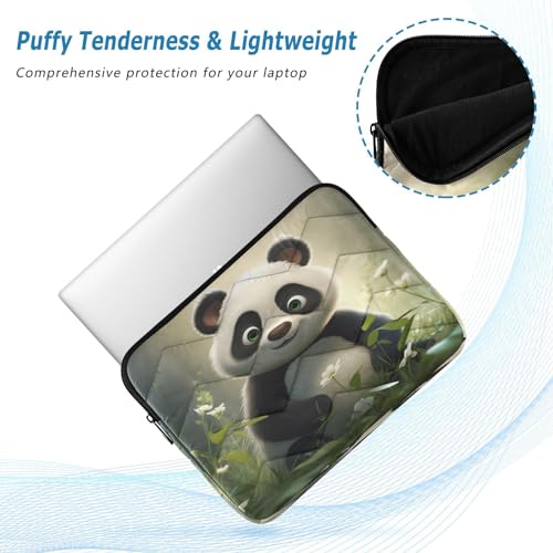 Funda para portátil 13-14 pulgadas impermeable con diseño panda miniatura 5