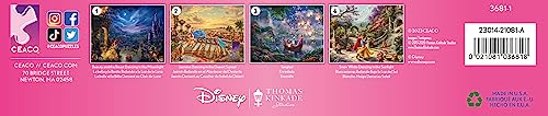 Ceaco - Thomas Kinkade Disney Princess 4 Pack 500 Piece Jigsaw Puzzles Multi Pack for Adults and Teens by CEACO - Image 9