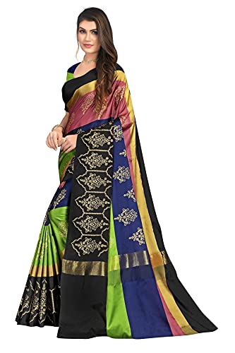 Image of OM SAI LATEST CREATION Soft Cotton & Silk Saree For Women Banarasi Saree Under 399 2021 Beautiful For Women saree