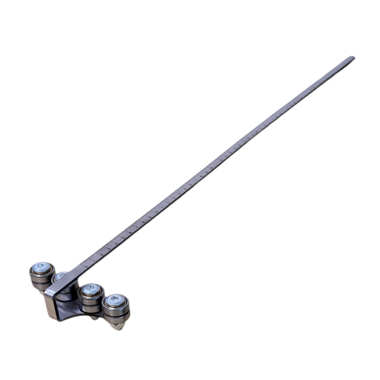 KESOTO Guida per con righello di profondità, accessorio robusto in metallo per lavori di falegnameria, posizionamento, taglio, rifilatura e fresatura, Style N