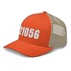 Zip Code 21056 Hat Gibson Island Maryland MD Trucker Hat Embroidered Trendy Snapback Unisex Baseball Cap #3