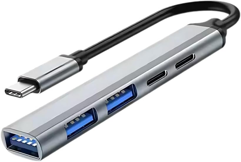 Coofbe Akım Korumalı 5in1 Type-c to USB Çevirici Çoğaltıcı USB3.0 USB2.0 2xPD Hub Type-c Çoğaltıcı