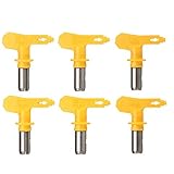 Farbe: gelb und Silber EsportsMJJ Airless Spritzpistole Tipps 6 Serie 13-35 Für Wagner Atomex Graco Titan Paint Spray Tip-19