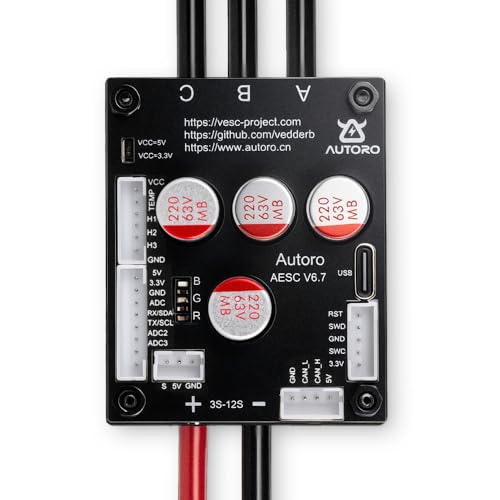 V6.7 FOC ESC VESC 6 Based Motor Controller for ESK8 DIY Electric Skateboard