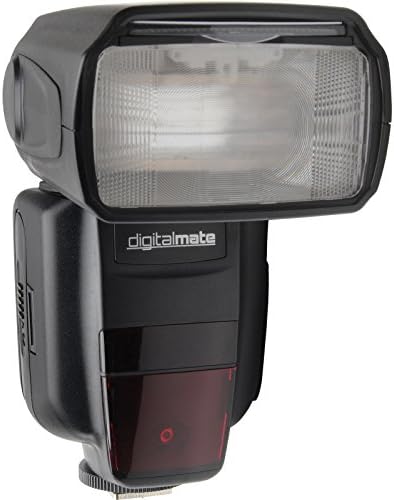 Digitalmate DM680EX SpeedLight Power Zoom 18-180mm Super High TTL Flash with Dual Slave Mode, Bounce and Diffuser Dedicated for Canon DSLR Digital Cameras