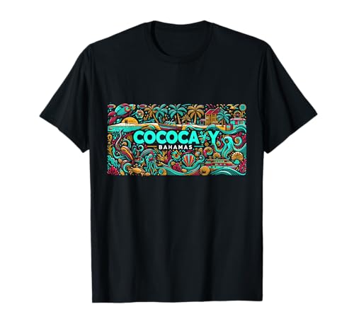 Cococay Beach Bahamas Travel Summer Family Holiday T-Shirt