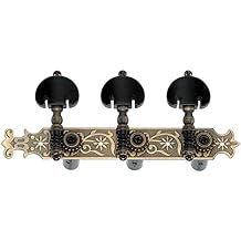 Golden Gate F-2108 Classical Guitar Tuners - 2 Planks 3+3 - Antique Brass